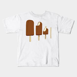 Ice cream, popsicles as pop art Kids T-Shirt